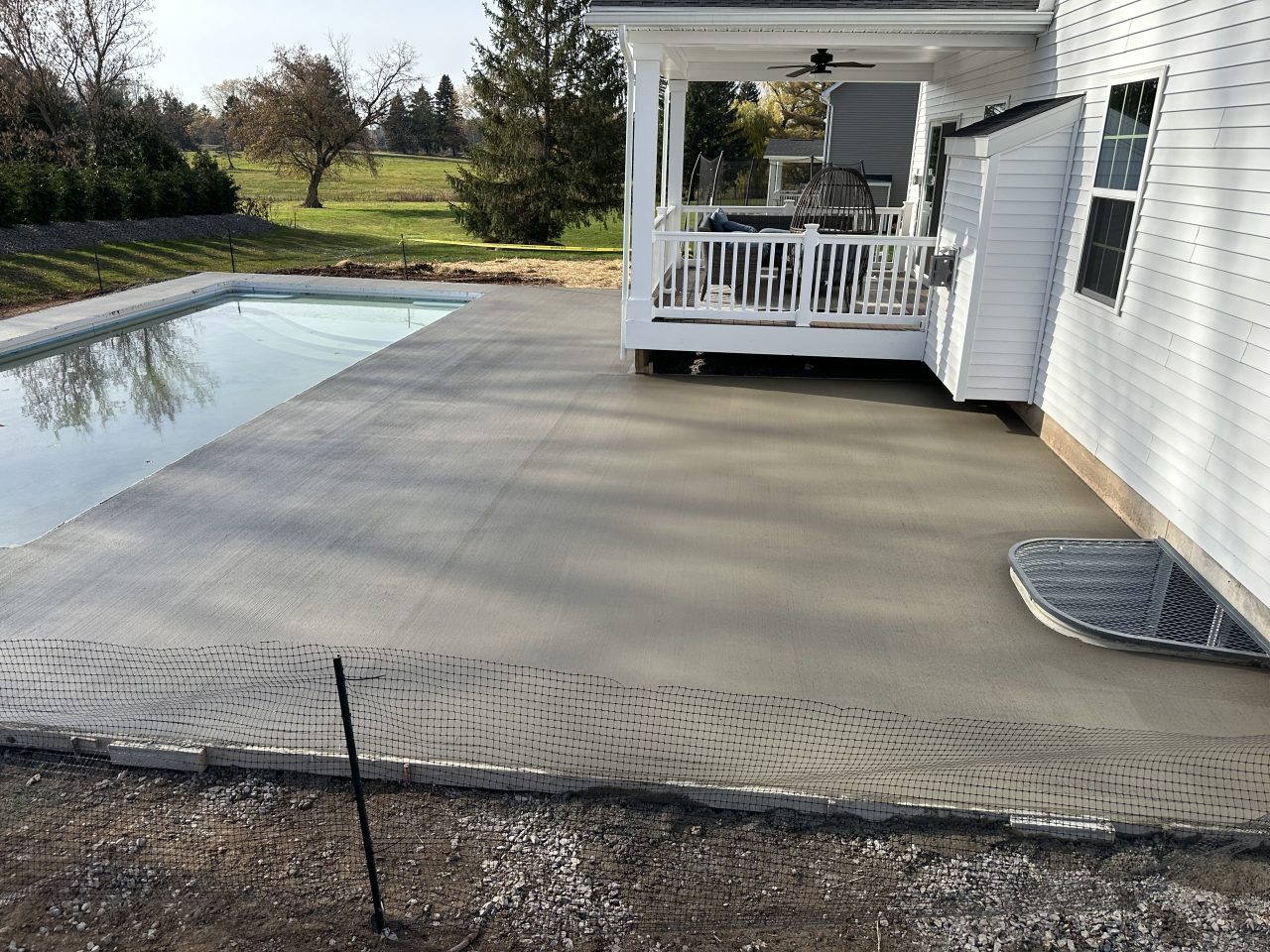 ALLISON LANE Concrete Pool Deck Pour AFTER 01