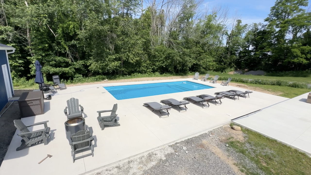 DAVE Concrete Pool Deck Pour 01