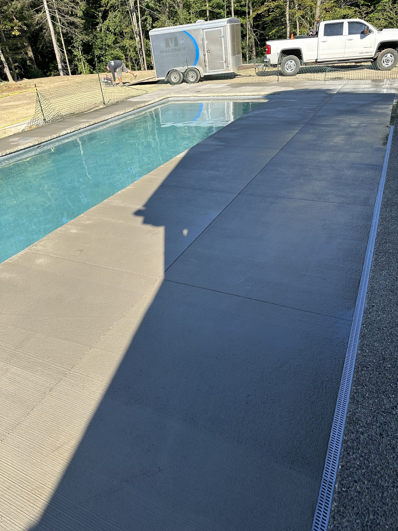 GARTMAN Concrete Pool Deck Pour 01