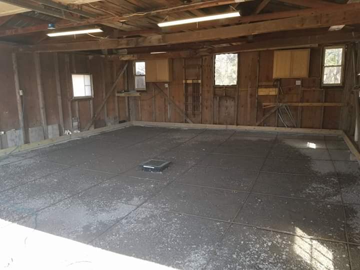 JAKE Garage Floor Prepped For Concrete 01